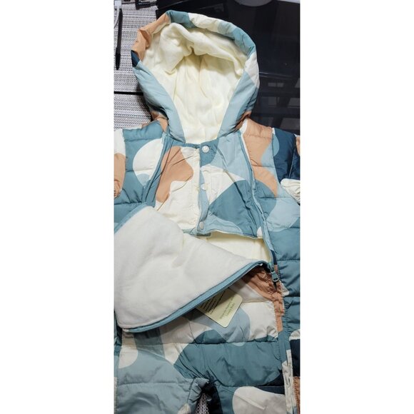 Junneeng Snowsuit Boys 12 Months Coveralls Hood Pocket Zip - Picture 11 of 15